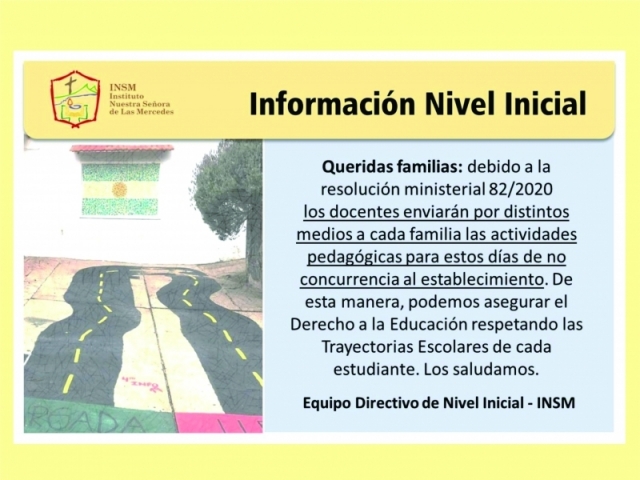 INFORMACIÓN NIVEL INICIAL