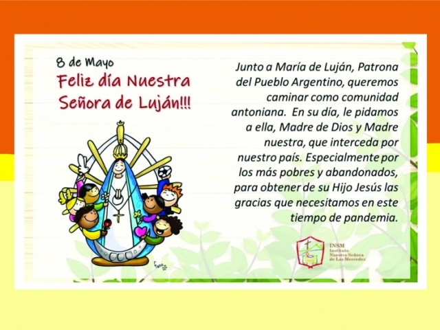 8 DE MAYO: NUESTRA SEÑORA DE LUJAN