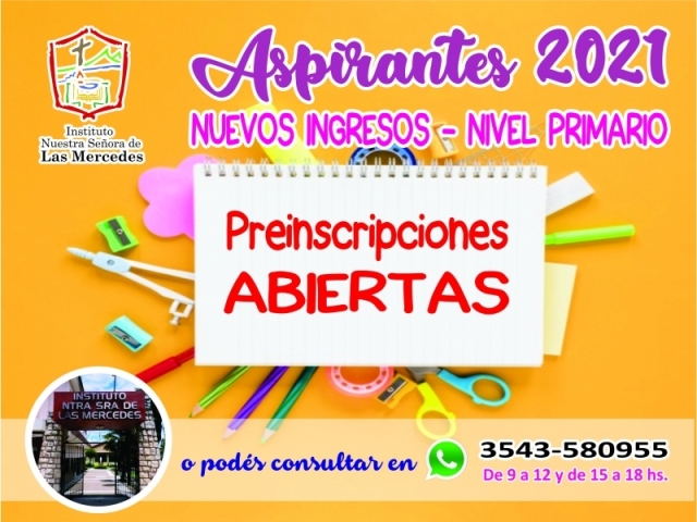 ¡EXTENDEMOS FECHAS DE PRE-INSCRIPCIONES!