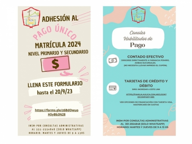 Matriculación 2024